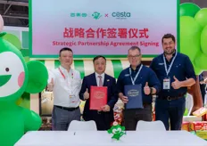 Festive Strategic Partnership Agreement Signing between Pagoda and Costa.